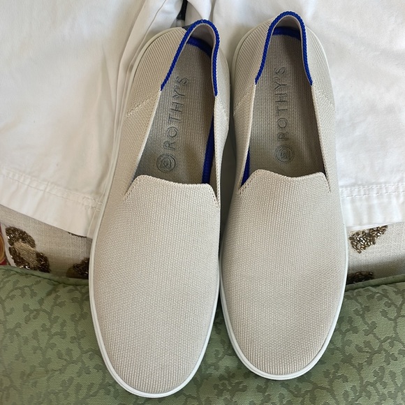 Rothy’s Antique White The Original Slip On Sneaker Women's US Size 9 - Picture 7 of 8